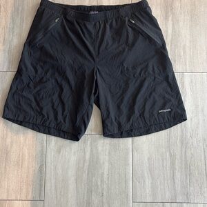 Patagonia Black Athletic Shorts Lightweight Elastic Waist